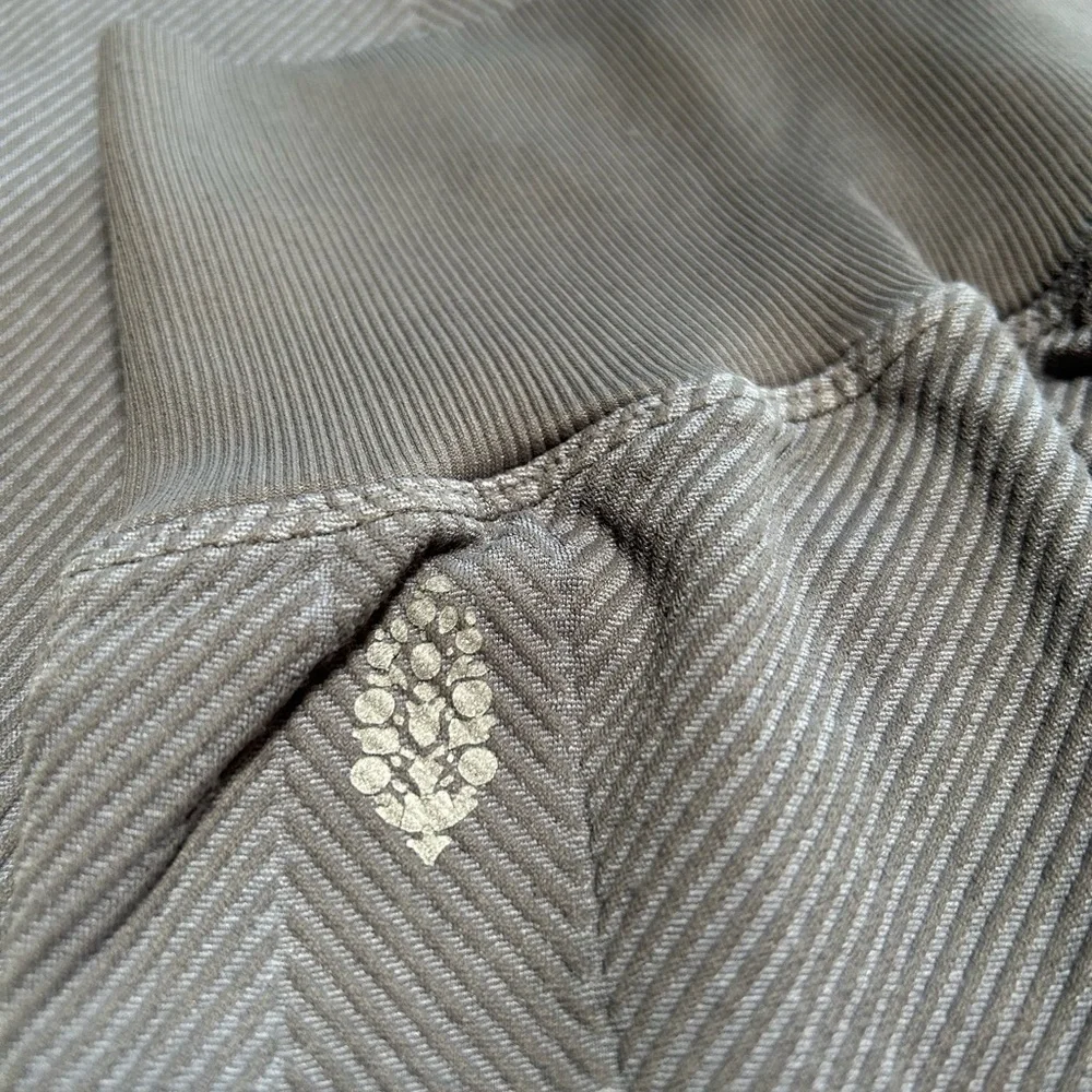 Free People Movement Ribbed Full Length Gray Leggings Size Small - Picture 5 of 7